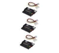 Hoement Adattatore Da 3 Pezzi A 3 Indicatori Led Adattatore Nero Con Supporto A Ponte Da 3 5 Pollici -i