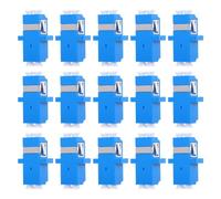 Hoement Adattatore Lc Monomodale 15 Pezzi Tipo Flangia per Pannello Patch e Rack Server per di Comunicazione e Accoppiatori Duplex