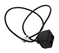 Hoement Adattatore Splitter Telefonico Per Doppia Connessione Soluzione Pratica Per Formazione e Conferenze Compatibile Con Vari Modelli Estetica Elegante e Facile Da Usare