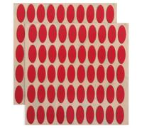 Hoement Adesivi per Piedini Mouse Superficie Microtesturizzata Liscia Bordo Curvo 100 Pezzi Bassa Frizione e Maggiore Traction Laterale Dimensioni 1,70x0,70x0,20 per Gaming e Ufficio