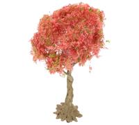 Hoement Alberi Modello in Plastica e Filo per Decorazioni Paesaggistiche in Miniatura, Design Realistico 10cm, per Ambientazioni delle Fate e Progetti Fai da Te