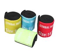 Hoement Anelli Silenziatori per Batteria Accessori per Percussioni Riduzione Risonanza per Batteristi Facili da Installare e Rimuovere Colori Casuali Colore Casuale Colore Casuale