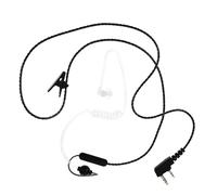 Hoement Auricolare Mono con Tubo Acustico Trasparente Isolamento Rumore -radiazioni Cuffia Filo Professionale per Bidirezionale Microfono Integrato Uso Sicuro e Duraturo