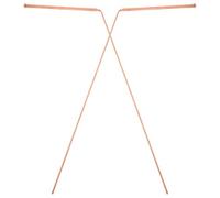 Hoement Bacchette da Rabdomante in Rame 2 Pezzi con Testa Sferica, Aste per Ricerca di Tesori e Energie Sotterranee, Utile per Manutenzione di Condotte e Uso Spirituale