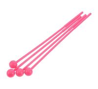 Hoement Bacchette per Percussioni 2 Paia in Plastica Rosa con Design Orff per Ragazzo Ragazza, per Gioco Sociale e Stimolare la Cooperazione, Uso Interno ed Esterno
