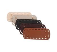 Hoement Base Ovale per Borse Uncinetto 5 Pezzi Inserto Inferiore in PU 8X20 CM Supporto Stabile per Fondo Borsa Tote Uso Artigianale e Accessori per Borse Fai da Te