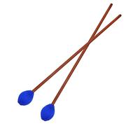 Hoement Bastoncini per Marimba e Tongue Drum in Acero Testa in Lana - Mazzuole Percussive Professionali Comfortevoli e Sicure per Didattica Musicale, Meditazione e Famiglie