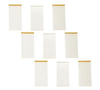 Hoement Blocchetti per Appunti Strappabili Pianificatore Giornaliero Minimalista per 9 Pezzi 50 Fogli Ciascuno in Carta Bianca come Regalo per Gestione per Amici e Famiglia