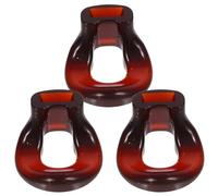 Hoement Bocchino per Flauto Aiuto al Soffio per Flauto per Principianti in Resina Marrone Accessorio Musicale Resistente senza Sbavature