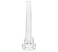 Hoement Bocchino per Tromba Ergonomico in ABS Trasparente Suono Ricco e Stabile Bocchino di Ricambio per Tromba Adatto a Pratica e Esibizioni