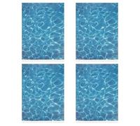 Hoement Carta Adesiva Effetto Acqua Realistica Facile da Usare 4 per Modellismo in Plastica per Miniature di Laghi e Fiumi, per Decorare Spazi Verdi e Diorami