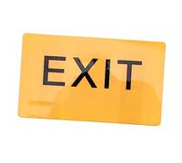 Hoement Cartello Braille Acrilico Per Uscita Segnale Esterno Per Ipovedenti Targa Accessibile Per Ciechi Etichetta Riutilizzabile Per Sicurezza e Inclusione Sociale