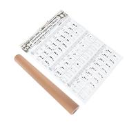 Hoement Cartina Didattica per Clarinetto in Materiale Resistente e Sicuro Poster Armonico per Principianti Guida Pratica per Apprendimento e Esercizi Musicali