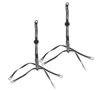 Hoement Cinturino Regolabile per Casco di Sicurezza con Cinturino Sottogola, 2 Pezzi di Ricambio Compatibili per Caschi da Costruzione, Protezione Resistente per Uso Professionale