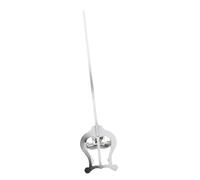 Hoement Clip Design Semplice e Moderno per Spartiti Tromba in Metallo Argento, Resistente e Antiscivolo Accessorio Portatile per Strumenti Musicali a Uso Marching Band