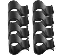 Hoement Clip per Mobili da Esterno in Plastica Nera 12 Pezzi per Connettori Divano Rattan Facili da Installare e Antivento per Salottino da Esterno