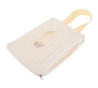 Hoement Contenitore Riutilizzabile per Salviette Umidificate con Dispenser Portatile per Genitori Design con Coniglio Ricamato Pratico