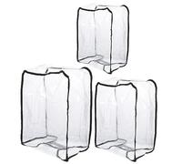 Hoement Copertura per Valigia da Viaggio in Pvc Spesso 3 Pezzi, Protezione Resistente All'acqua e Polvere Design Delicato e Look Unico, per Trolley e Bagagli