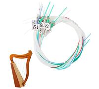 Hoement Corde Lyra in Nylon Corde Con Marcatori Numerici Resistenti Per Arpa Suono Nitido e Tensione Standard Per Musicisti