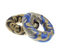 Hoement Cuscinetti per Campane Tibetane in Cotone Nepalese 2 Pezzi Diametro 8 Cm Cuscini Antiscivolo per Ciotole Buddiste Motivo Decorativo per Meditazione e Arredamento Casa Ufficio