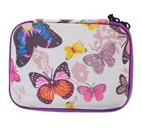 Hoement Custodia Per Fotocamera Ragazzo Ragazza Borsa Portatile Per Accessori Fotografici Organizer Con Stampa Farfalla Leggera e Compatta Per Viaggi e Outdoor
