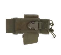 Hoement Custodia per Radio Portatile in Nylon 600dh Verde Apertura Rapida e Design Mani Libere, per Dispositivi Piccoli in Ufficio Sicurezza e Outdoor