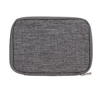 Hoement Custodia Portatile Oxford per Orologi e Braccialetti, Organizer da Viaggio Design Resistente e Struttura Protettiva Grigia