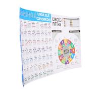 Hoement Diagramma Degli Accordi Per Ukulele Schema Per Principianti Poster in Carta Patinata Per Teoria Musicale
