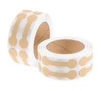 Hoement Etichette Adesive in Carta Kraft Semplici ed Eleganti 2 Pezzi per Identificazione e Confezionamento al Dettaglio per Gioielli e Orologi