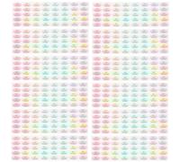 Hoement Etichette Adesive Qc Pass Impermeabili per Magazzino 500 Pezzi in Pvc Autoadesive Resistenti allo Sbiadimento per Controllo Qualità e Uso DIY