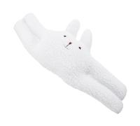 Hoement ferma porta security accessori blocca ante animale di peluche per protezioni antischiacciamento della porta fermaporta creativo fermaporta a prova di Sherpa bianca