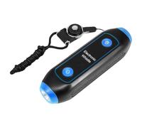 Hoement Fischietto Elettronico a Tre Toni con Luce SOS e Laccetto Blu | Corpo in ABS con Componenti Elettronici e Magnete, Volume Alto, per Insegnanti di Educazione Fisica e Campeggio