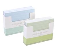 Hoement Flash Cards Colorate 300 Pezzi Carta Resistente All'acqua Antirughe per Studio e Lavoro Fogli Vuoti Riutilizzabili Formato Indice Portatile