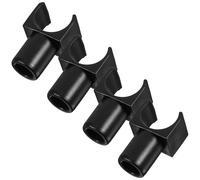 Hoement Guida per Sedia a Rotelle 4 Pezzi a Forma di U Supporto Stabile e Installazione Rapida per Tubi da 2,2 CM, Accessorio per Carrozzina e Sedie Rotelle