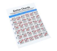 Hoement Guitar Chord Practice Chart Per Principianti Ukulele e Chitarra Per Studenti Diagrammi Chiari e Facili Usare