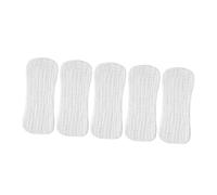Hoement Inserti per Pannolini in Cotone Traspiranti e Riutilizzabili per Ragazzo Ragazza 0-3 Mesi, Assorbenti Morbidi e Aderenti per Cambio Casa e Viaggi, Set da 5 Pezzi Bianco 35x15 Cm