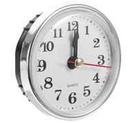 Hoement Inserto per Orologio retrò Fai da Te Testa di Orologio Rotonda Numero Arabo Testa di Intarsiata con Movimento