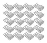 Hoement Kit 50 Pezzi Clip Molla per Mobili Imbottiti Clip per Riparazione Sedie e Divani e ABS 5 Fori Spessore 1,5mm Design Silenzioso per Connessioni Ferme