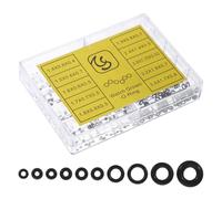 Hoement Kit Anelli Impermeabili O-ring in Gomma per Orologi, Cassetta da 1000 Pezzi, Guarnizioni Sostitutive Rotonde, Accessori per Officine di Riparazione Orologi