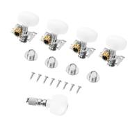Hoement Kit di Accordatura in Lega di Zinco e Pvc Argento per Banjo e Vite per Accessori Macchina Banjo Piolo Resistente alla Ruggine