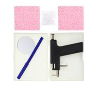 Hoement Kit in Acciaio Inossidabile Macchina per Foratura Orecchio e Ombelico Facile da Usare e Trasportare per Piercing Corpo per Uso Domestico
