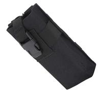 Hoement Marsupio Porta Radio in Nylon da Cintura per Campeggio e Escursioni Custodia Multiuso per Radio GPS Smartphone Nero Design Pratico