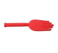 Hoement Massaggiatore Manuale a 5 Dita per Schiena e Spalle in Silicone Rosso Design Antiscivolo per Promuovere la Circolazione del Sangue a Casa al Lavoro