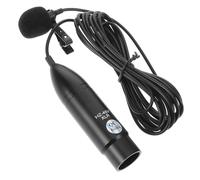 Hoement Microfono Lavalier Interfaccia Xlr Tre Pin da Leggero e Portatile per Registrazioni e Trasmissioni Audio per Discorsi e Utilizzo Professionale