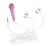 Hoement Microfono Piccolo Portatile Per Registrazione Vocale Microfono Per Smartphone e Tablet Compatibile Dispositivi Elettronici