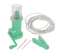 Hoement Mini Macchina per Intrecciare Portatile in Plastica e Filo, Strumento Versatile per Lavori di Maglieria Fai da Te Corde e Decorazioni, per Progetti Creativi