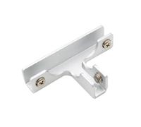 Hoement Morsetto in Lega di Alluminio T-type per Vetro Clip Fissaggio Robusta per Vetrine Pesciere e Mensole Design Compatto e Resistente per Uso Domestico e Ufficio