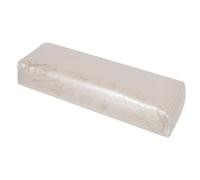 Hoement Nail Arm Rest Manicure in Pelle Artificiale Argento con Imbottitura Morbida, Steady Hands per Salone di Bellezza