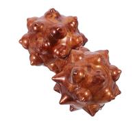 Hoement Palla da Massaggio Manuale per Mani in Abs Marrone, Rullo Terapeutico Semplice da Usare per Rilassare i Muscoli Contratti a Casa, 1 Pezzo Creativo e Pratico