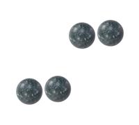 Hoement Palline Calamitate 4 Pz Sfera Di in Rilievo Di Baoding Verde Carillon Di Mano Esercizio Di Salute Palline Da Baoding Per Adulti Giocattoli Da Baoding a Mano Black